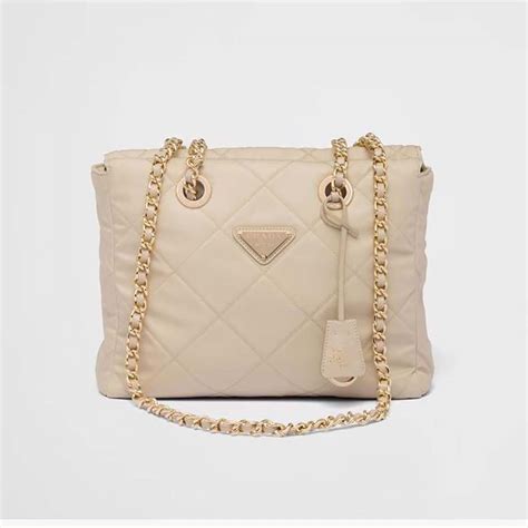 prada plastic chain beige|prada 1995 re nylon bag.